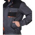 Куртка "МАНХЕТТЕН" т.серый с оранжевым и черным