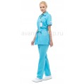 Комплект одежды женской "Фиеста" (голубой)