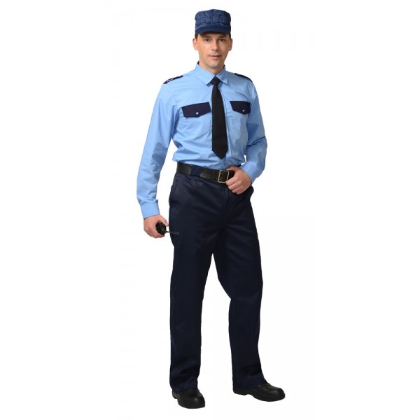 Рубашка охранника (длинный рукав) купить в Арзамасе